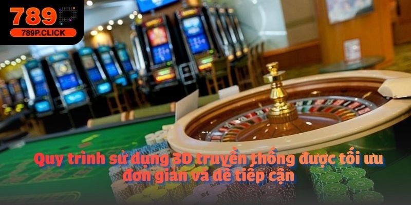 Quy trình sử dụng 3D truyền thống được tối ưu đơn giản và dễ tiếp cận