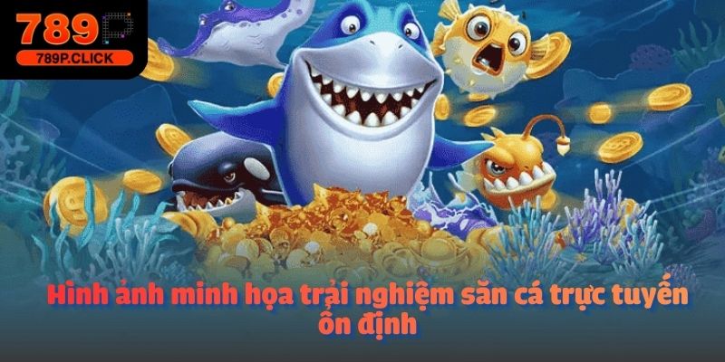 Hình ảnh minh họa trải nghiệm săn cá trực tuyến ổn định