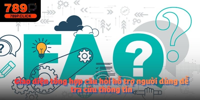 Giao diện tổng hợp câu hỏi hỗ trợ người dùng dễ tra cứu thông tin